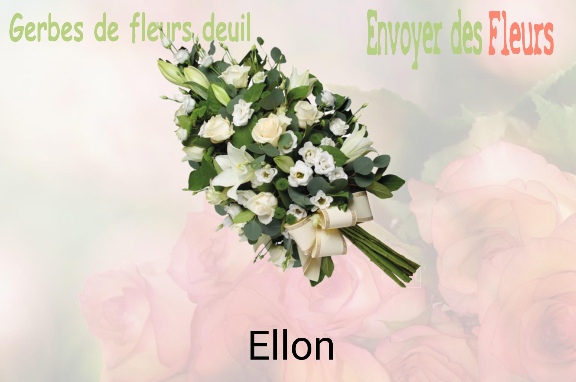 Gerbe de fleurs de deuil livrée à Ellon
